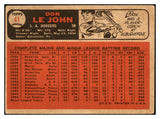 1966 Topps Venezuelan #041 Don Lejohn Dodgers VG-EX 513105