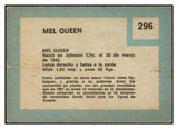 1967 Topps Venezuelan #296 Mel Queen Reds Good 513123