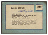 1967 Topps Venezuelan #219 Larry Brown Indians GD-VG 513127