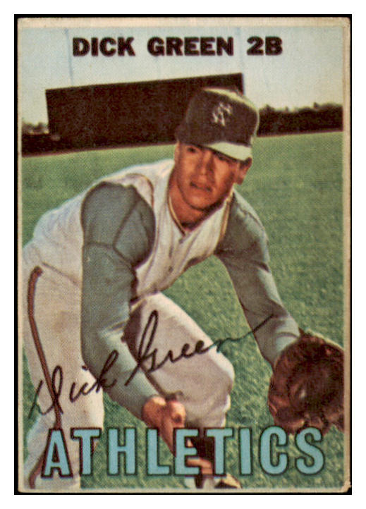 1967 Topps Venezuelan #215 Dick Green A's VG-EX 513131