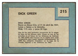 1967 Topps Venezuelan #215 Dick Green A's VG-EX 513131