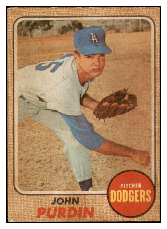 1968 Topps Venezuelan #336 John Purdin Dodgers VG-EX 513147