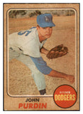 1968 Topps Venezuelan #336 John Purdin Dodgers VG-EX 513147