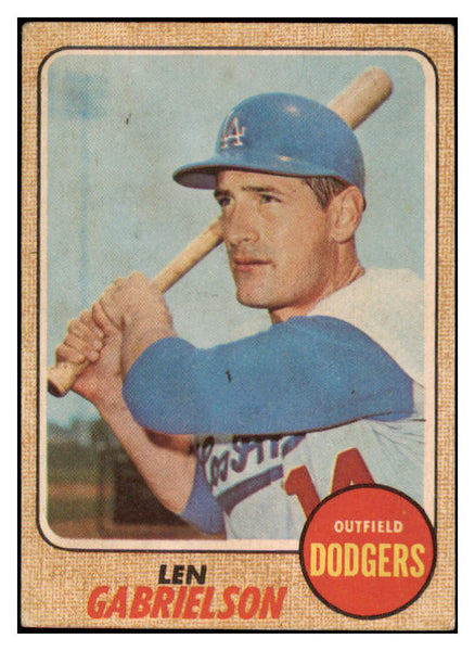 1968 Topps Venezuelan #357 Len Gabrielson Dodgers VG-EX 513151