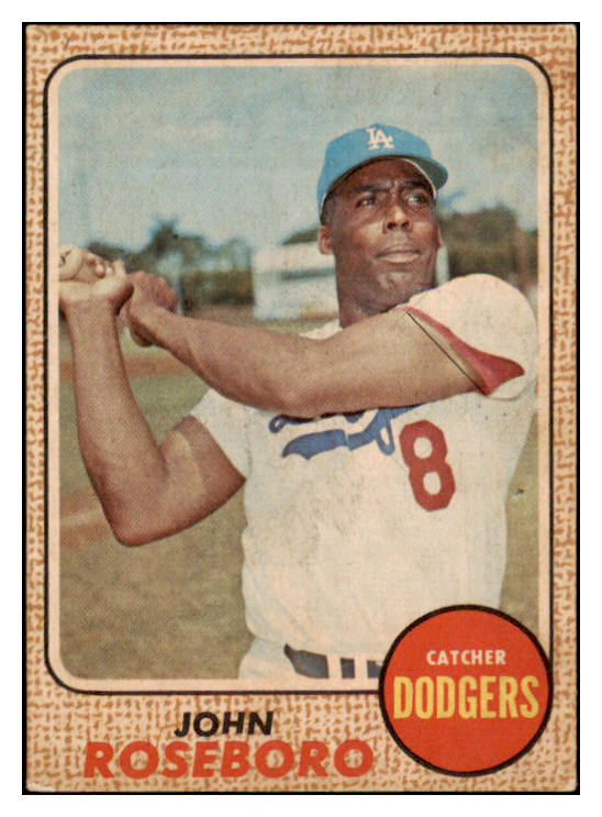 1968 Topps Venezuelan #065 John Roseboro Dodgers EX 513155