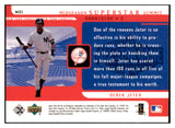 2001 UD Midseason Superstar #MS1 Derek Jeter Yankees 513172