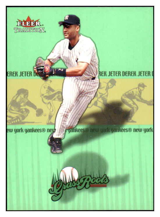 2002 Fleer Tradition Grass Roots #003 Derek Jeter Yankees 513175