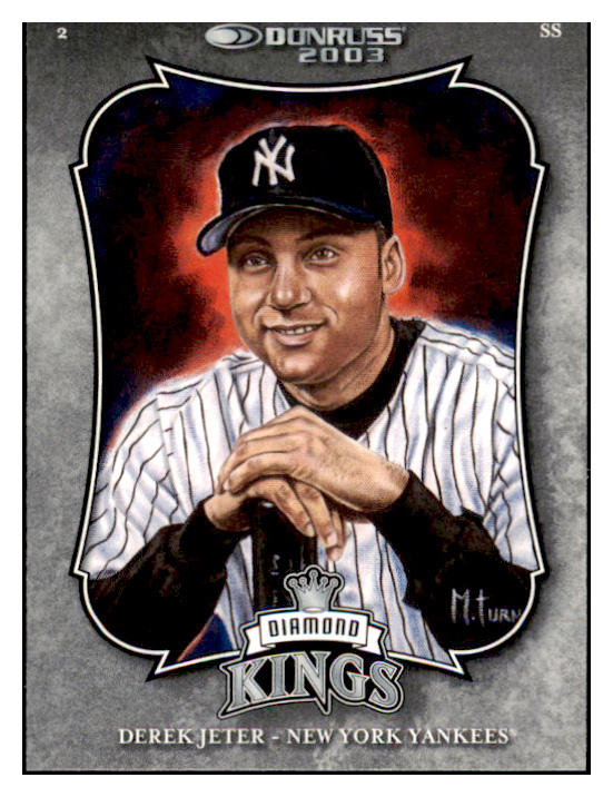 2003 Donruss Diamond Kings #002 Derek Jeter Yankees 513179