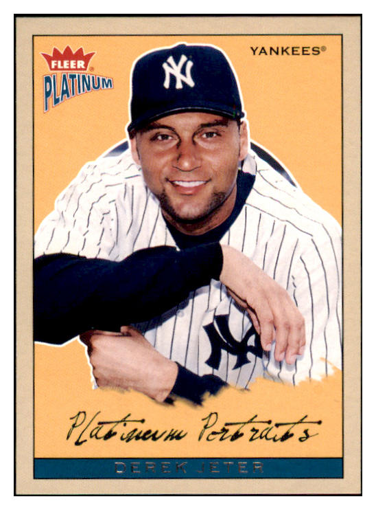 2004 Fleer Platinum Portraits #PP6 Derek Jeter Yankees 513186