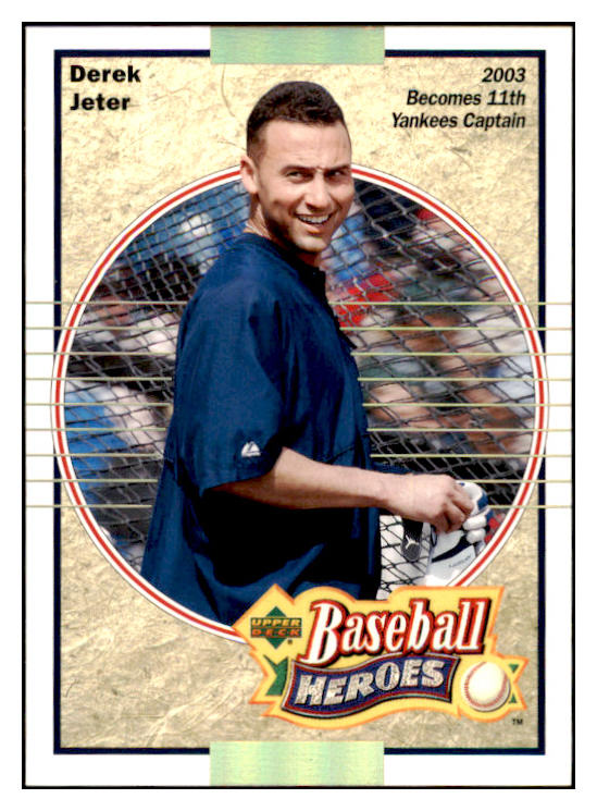 2004 UD Heroes #099 Derek Jeter Yankees 513192