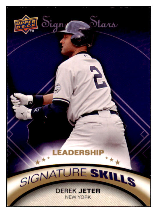 2009 UD Signature Stars #SS15 Derek Jeter Yankees 513219