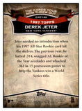 2010 Topps Cards Threw Out #CMT162 Derek Jeter Yankees 513222