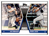 2011 Topps Update Diamond Duos #DD15 Derek Jeter Yankees 513229