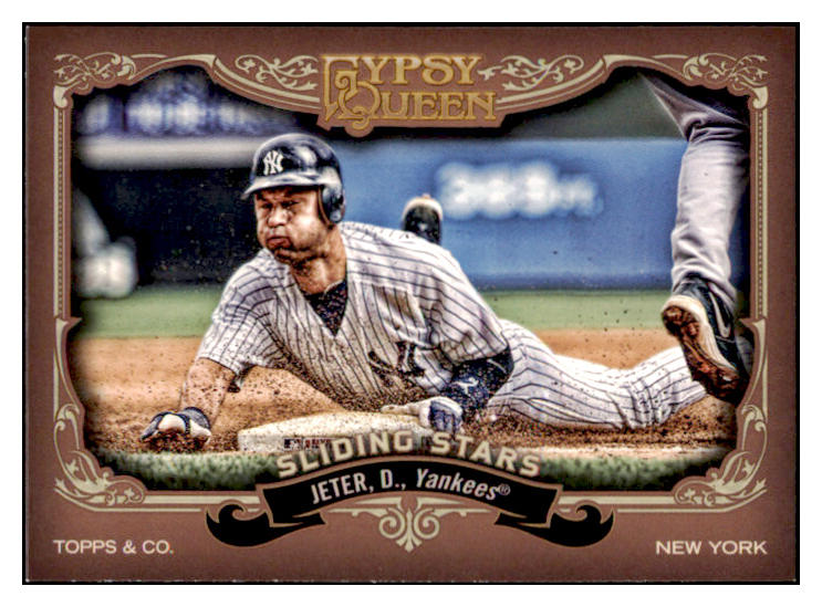 2012 Gypsy Queen Sliding Stars #SSDJ Derek Jeter Yankees 513247