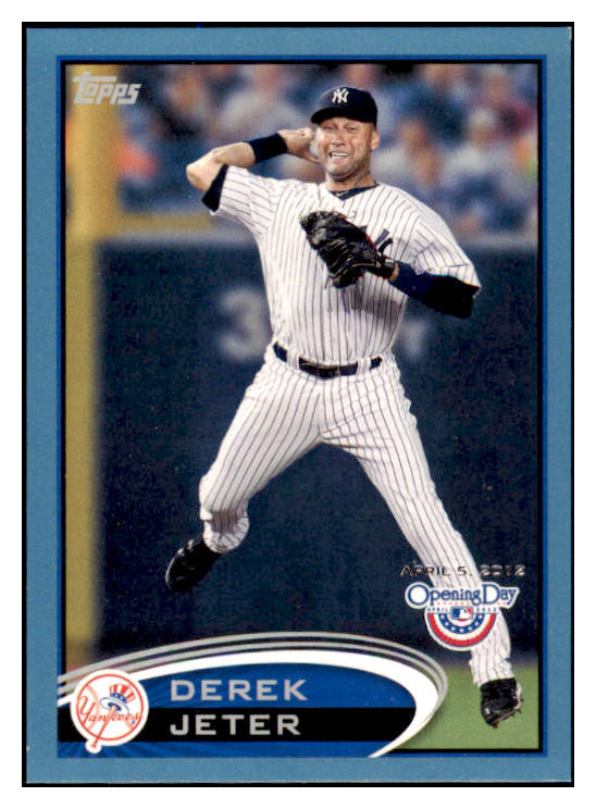 2012 Topps Opening Day Blue #090 Derek Jeter Yankees 513249