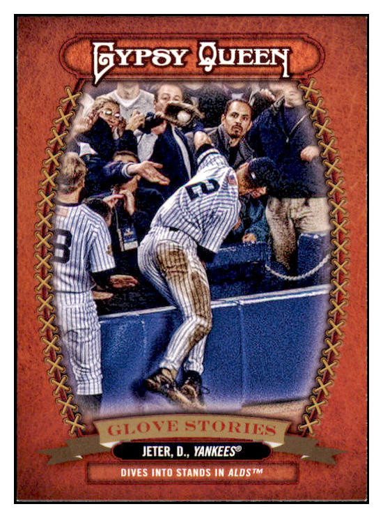 2013 Gypsy Queen Glove Stories #GSDJ Derek Jeter Yankees 513251