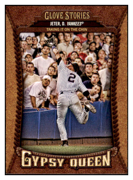 2014 Gypsy Queen Glove Stories #GSDJ Derek Jeter Yankees 513256