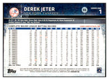 2015 Topps #001 Derek Jeter Yankees 513259