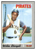 1970 Topps Baseball #470 Willie Stargell Pirates VG-EX 513266