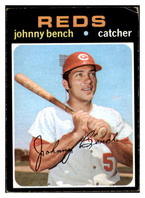 1971 Topps Baseball #250 Johnny Bench Reds VG-EX 513272