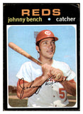 1971 Topps Baseball #250 Johnny Bench Reds VG-EX 513272