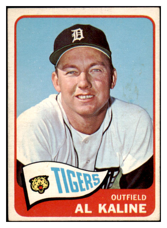 1965 Topps Baseball #130 Al Kaline Tigers EX 513277