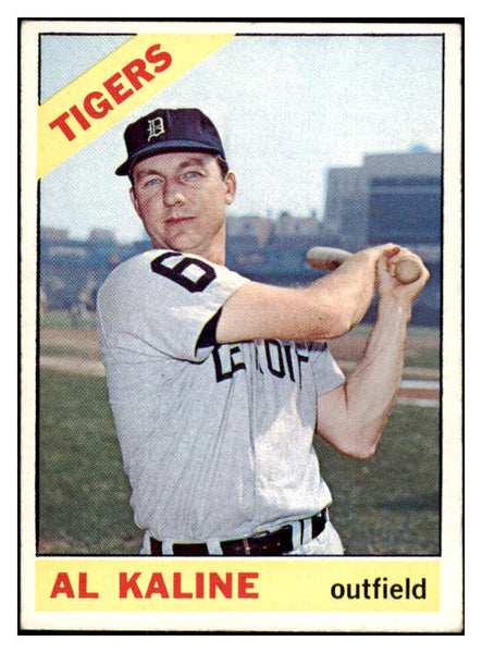 1966 Topps Baseball #410 Al Kaline Tigers EX 513279