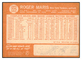 1964 Topps Baseball #225 Roger Maris Yankees EX 513280