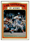 1972 Topps Baseball #038 Carl Yastrzemski IA Red Sox EX 513286