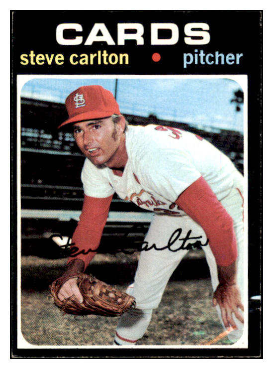 1971 Topps Baseball #055 Steve Carlton Cardinals EX 513287