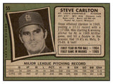 1971 Topps Baseball #055 Steve Carlton Cardinals EX 513287