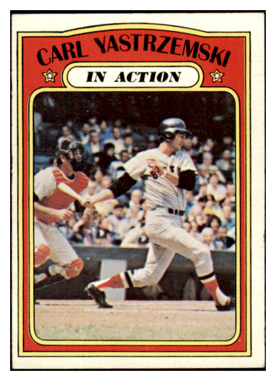 1972 Topps Baseball #038 Carl Yastrzemski IA Red Sox EX-MT 513289