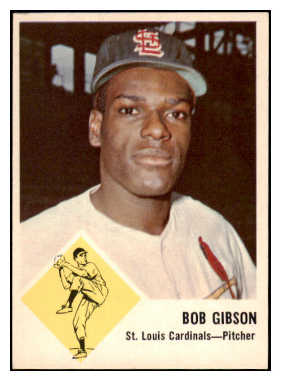 1963 Fleer Baseball #061 Bob Gibson Cardinals EX-MT 513290