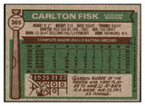 1976 Topps Baseball #365 Carlton Fisk Red Sox EX-MT 513297