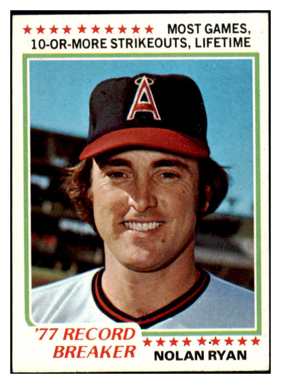 1978 Topps Baseball #006 Nolan Ryan RB Angels EX-MT 513309