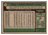 1979 Topps Baseball #200 Johnny Bench Reds VG-EX 513316