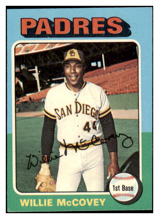 1975 Topps Baseball #450 Willie McCovey Padres EX 513323