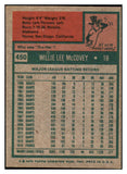 1975 Topps Baseball #450 Willie McCovey Padres EX 513323