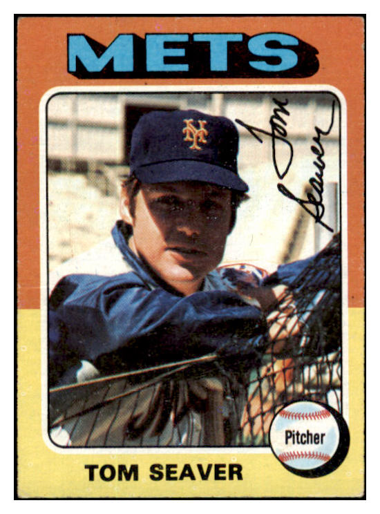 1975 Topps Baseball #370 Tom Seaver Mets VG-EX 513331