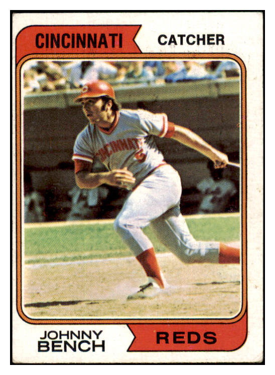 1974 Topps Baseball #010 Johnny Bench Reds VG-EX 513333