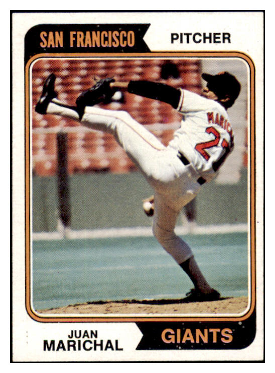 1974 Topps Baseball #330 Juan Marichal Giants EX-MT 513344