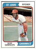 1974 Topps Baseball #350 Bob Gibson Cardinals EX-MT 513346