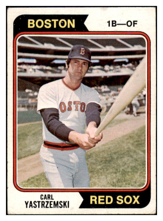 1974 Topps Baseball #280 Carl Yastrzemski Red Sox VG-EX 513352