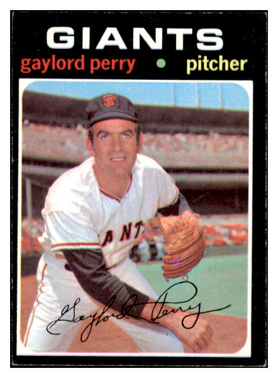 1971 Topps Baseball #140 Gaylord Perry Giants EX-MT 513353