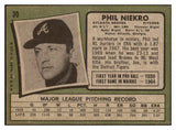 1971 Topps Baseball #030 Phil Niekro Braves EX-MT 513354