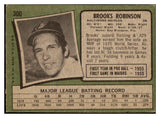 1971 Topps Baseball #300 Brooks Robinson Orioles EX 513356