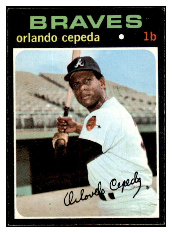 1971 Topps Baseball #605 Orlando Cepeda Braves EX-MT 513360