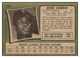 1971 Topps Baseball #210 Rod Carew Twins VG-EX 513362