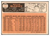 1966 Topps Baseball #550 Willie McCovey Giants VG 513366