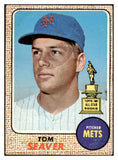 1968 Topps Baseball #045 Tom Seaver Mets VG 513372